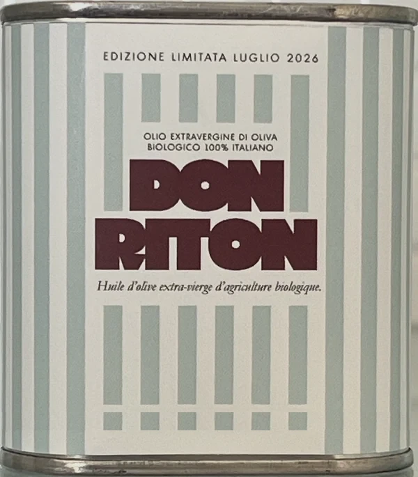 Boîte d'huile d'olive Don Ritón, édition limitée Luglio 2026